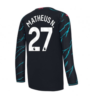 Manchester City Matheus Nunes #27 Tredje Tröja 2023-24 Långärmad